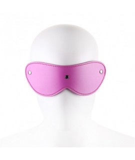 Розовая маска на глаза для эротических игр, ПВХ, арт.232101001