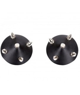 Черные пэстисы для груди с шипами, арт.202402066