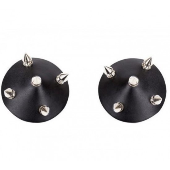 Черные пэстисы для груди с шипами, арт.202402066