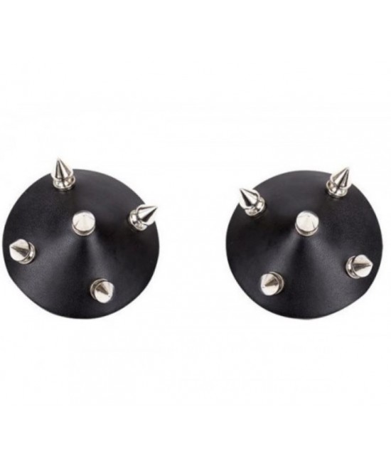 Черные пэстисы для груди с шипами, арт.202402066