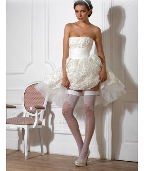 ЧУЛКИ "CHARMANTE" GLOSSIANA 30DEN. БЕЛЫЙ. Р. L/XL, арт.805026