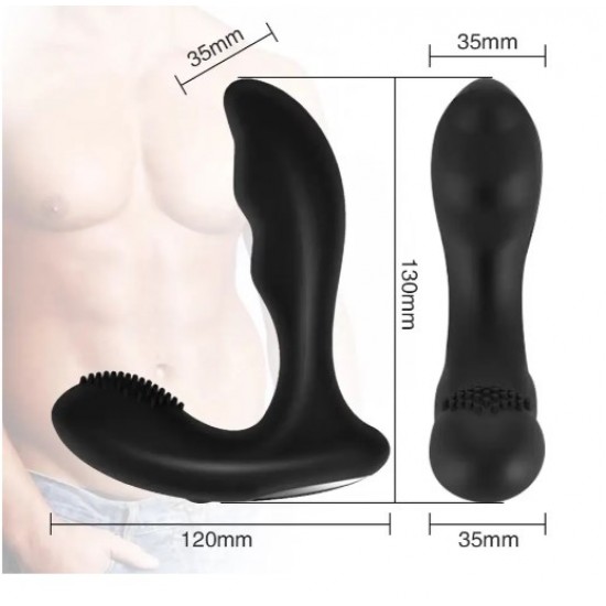 Вибромассажер простаты массажер простаты с пультом управления лечение простатита вибратор простаты и точки G, арт.59596