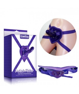 Страпон Fetish Rider G-Spot Strap On фиолетовый, арт.BI-018134