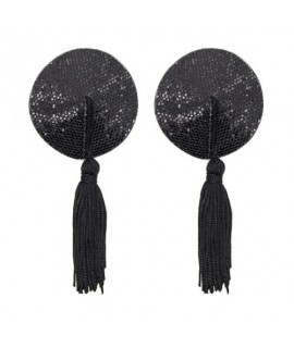 Черные пэстисы с кисточками, арт.202401004 Черные пэстисы с кисточками, арт.202401004