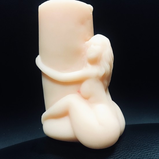 МАСТУРБАТОР ВАГИНА С ВИБРАЦИЕЙ ТЕЛЕСНОГО ЦВЕТА С ПУЛЬТОМ ДУ, арт.bm-009087