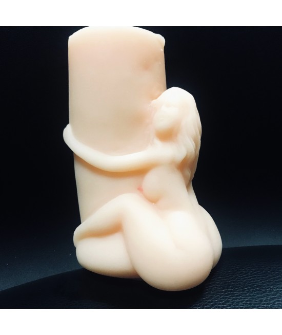 МАСТУРБАТОР ВАГИНА С ВИБРАЦИЕЙ ТЕЛЕСНОГО ЦВЕТА С ПУЛЬТОМ ДУ, арт.bm-009087