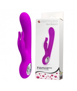 Вибромассажер с клиторальным отростком Pretty Love Hot Rabbit, арт Bi-014480