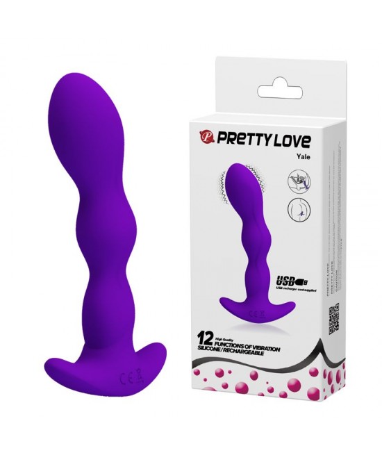 Анальный стимулятор простаты с вибрацией Pretty Love Yale, арт BI-040068-1