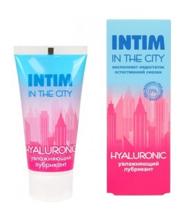 Увлажняющий лубрикант Intim In The City Hyaluronic 60 гр, арт 60008M