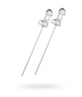 Леденец Sosuчki, «Пенис Pina colada», мини, прозрачный, 42 гр., 2 шт., арт 12126-03