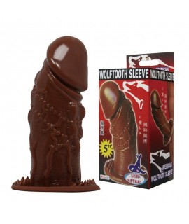 Насадка из киберкожи,длина 12 см, диаметр 3,5 см, арт.BI-016003