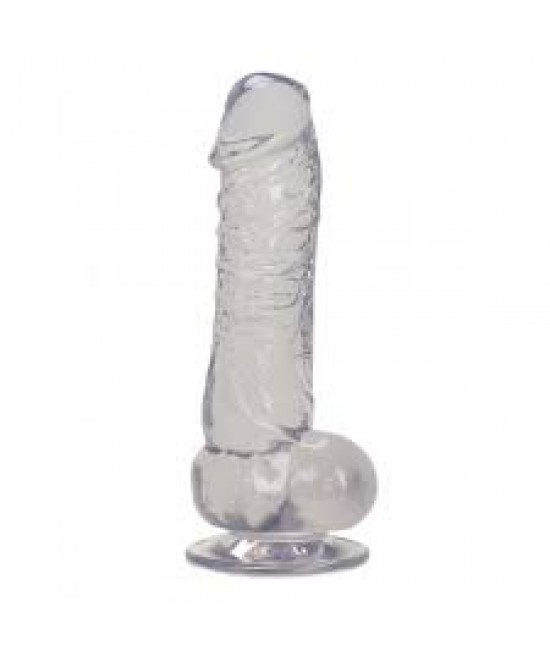 Фаллоимитатор на присоске прозрачный, арт bw-008018nm