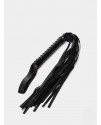 Плеть, цвет чёрный, L рукояти - 16 см, L хвоста - 32 см, арт 333-7