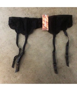 Пояс для чулок, цвет черный, синий, размер XXL/XL, арт 1414-4