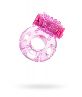 ВИБРОКОЛЬЦО TOYFA, TPE, РОЗОВЫЙ