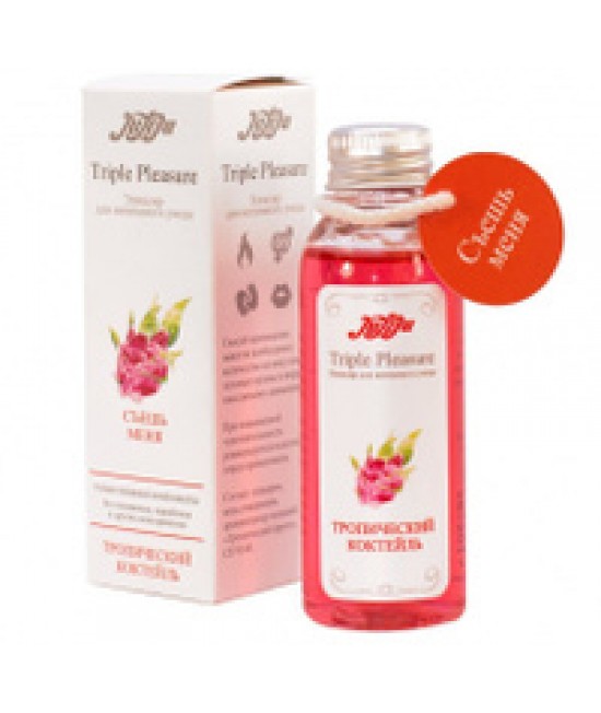 JULEJU ЭЛИКСИР ДЛЯ ИНТИМНОГО УХОДА / Массажное масло/ Съедобный лубрикант Тропический коктейль 130 ГР, арт.  10302