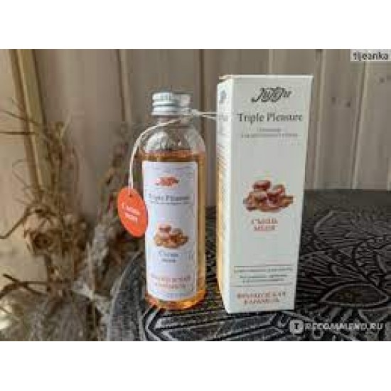 JULEJU ЭЛИКСИР ДЛЯ ИНТИМНОГО УХОДА / Массажное масло/ Съедобный лубрикант Французская карамель 130 ГР, арт 10319