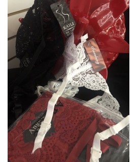 Пояс для чулок в защипами, в разных цветах,  арт PK01