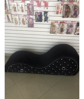 Диван-кровать декоративная с металическими кольцами, арт. DV-0113