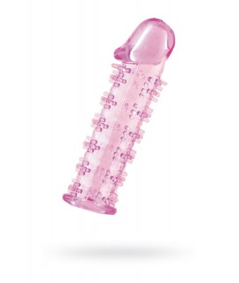 НАСАДКА TOYFA, TPE, РОЗОВЫЙ, 12, 5 СМ