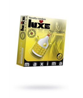 ПРЕЗЕРВАТИВЫ LUXE MAXIMA ЖЕЛТЫЙ ДЬЯВОЛ №1, 1 ШТ