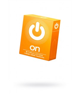ПРЕЗЕРВАТИВЫ ''ON)'' STIMULATION №3 - С ТОЧКАМИ (ШИРИНА 54MM)