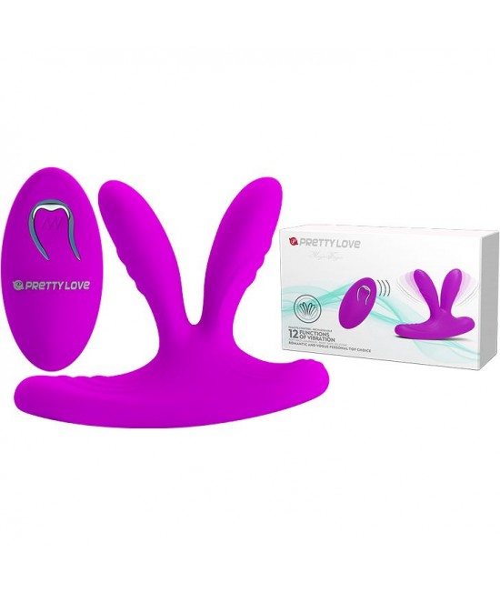 Вибромассажер с несколькими отростками «Magic Fingers V» из коллекции Pretty Love от Baile, цвет фиолетовый, bi-014477w