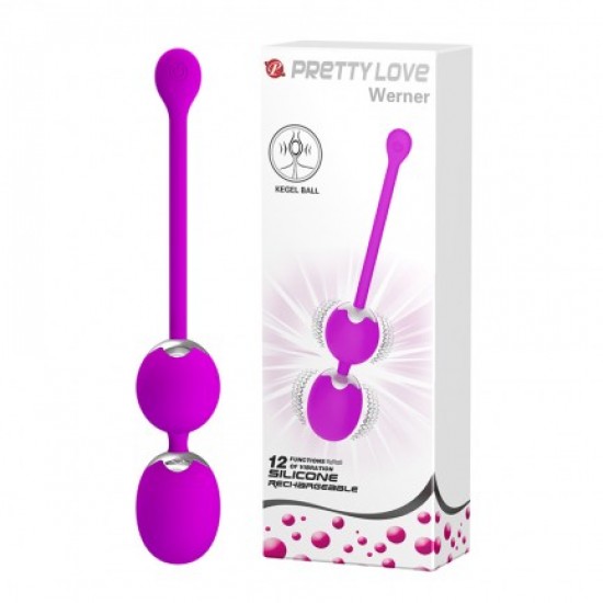 Вагинальные шарики с вибрациейPretty Love Werner арт Bi-014548