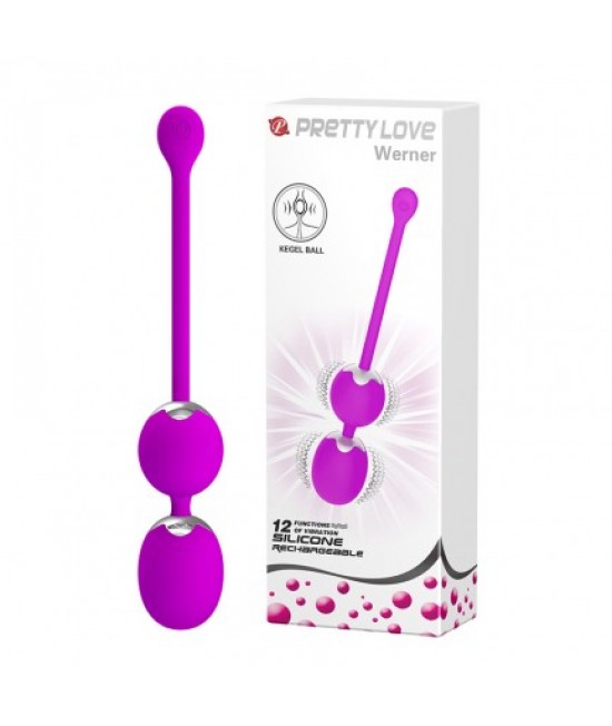 Вагинальные шарики с вибрациейPretty Love Werner арт Bi-014548