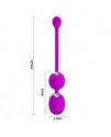 Вагинальные шарики с вибрацией Pretty Love Willie на дистанционном управлении