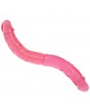 Фаллоимитатор двухголовочный, длина 36 мм, диаметр концов 4 см, цвет розовый, арт BW-010011M