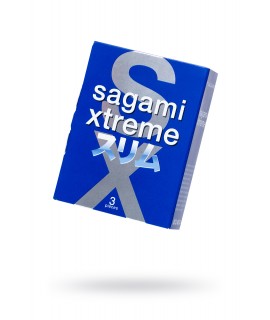 Презервативы Sagami, extreme, feel fit, гладкие, 19 см, 5,1 см, 3 шт., арт 743/1