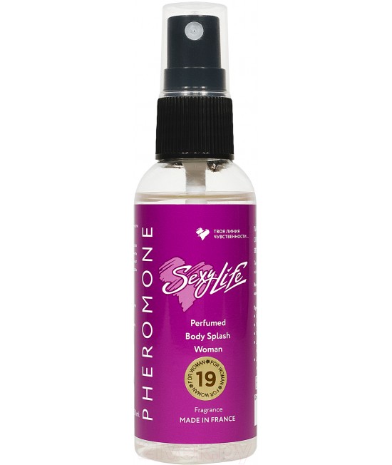 ПАРФЮМИРОВАННЫЙ СПРЕЙ с феромонами "SEXY LIFE" № 19, женский - философия аромата Coco Mademoiselle, арт 0112