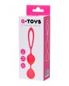 Вагинальные шарики A-Toys by TOYFA Rai, силикон, розовые, 17 см, арт 764015
