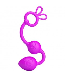 Анальные бусы с 2 звеньями или вагинальные шарики «Pretty Love Balls», Baile, арт BI-014205