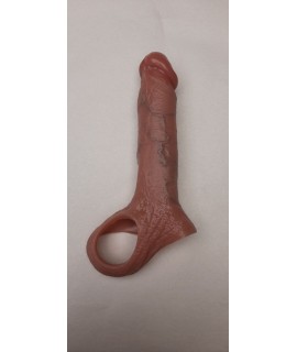 Насадка увеличивающая, реалистичная, мулат, 18 см, арт TM012