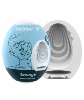 Мастурбатор-яйцо Satisfyer Masturbator Egg Savage, арт 9043415