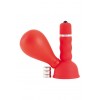 ВИБРОМАССАЖЕР ДЛЯ СОСКОВ BLACK & RED BY TOYFA С ГРУШЕЙ, ABS ПЛАСТИК, КРАСНЫЙ, 8,2 СМ, арт 905002-9