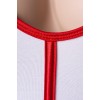 Костюм медсестры Candy Girl Leann (топ, стринги, чулки), бело-красный, OS, арт 841065