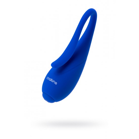 ВИБРАТОР ДЛЯ ПАР NALONE CO CO, СИЛИКОН, СИНИЙ, 8,6 СМ 