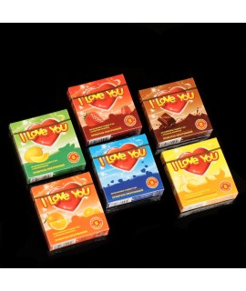 Презервативы I love you c  различными ароматами, арт 3797333