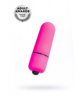 ВИБРОПУЛЯ A-TOYS ALLI ABS ПЛАСТИК, РОЗОВЫЙ, 5,5 СМ, Ø 1,7 СМ, арт 761058