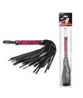 ПЛЁТКА L ручки 150 мм, L хвоста 240 мм, цвет чёрный/розовый арт. NTB-80521