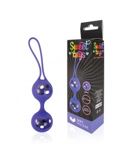 ШАРИКИ ВАГИНАЛЬНЫЕ D 33 мм, вес 75 г, цвет фиолетовый арт. ST-40134-5