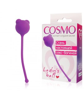 ШАРИК ВАГИНАЛЬНЫЙ цвет фиолетовый D 28 мм, арт. CSM-23011