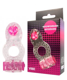 КОЛЬЦО ЭРЕКЦИОННОЕ С ВИБРАЦИЕЙ D 18 мм, арт. EE-10219 (дефект поверхности)