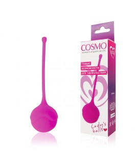 ШАРИК ВАГИНАЛЬНЫЙ цвет розовый D 38 мм, вес 40 г, арт. CSM-23004