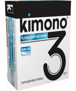 ПРЕЗЕРВАТИВЫ KIMONO (классические) 3 шт., kim-5