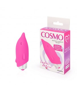 ВИБРОМАССАЖЁР МИНИ L 70 мм D 25 мм, цвет розовый арт. CSM-23136