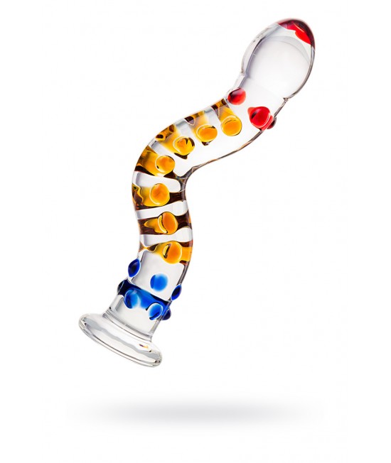 НЕРЕАЛИСТИЧНЫЙ ФАЛЛОИМИТАТОР SEXUS GLASS, СТЕКЛО, ПРОЗРАЧНЫЙ, 20 СМ, арт 912041